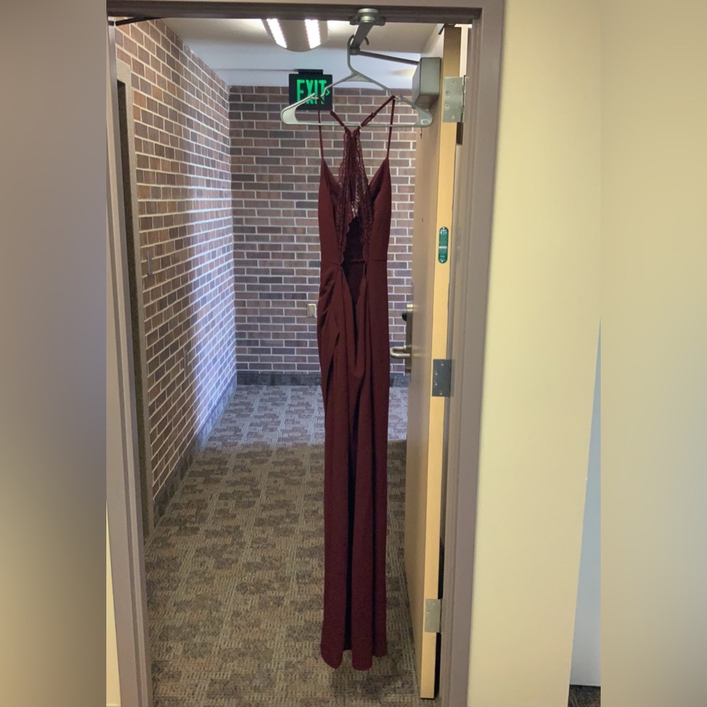Maroon Gown